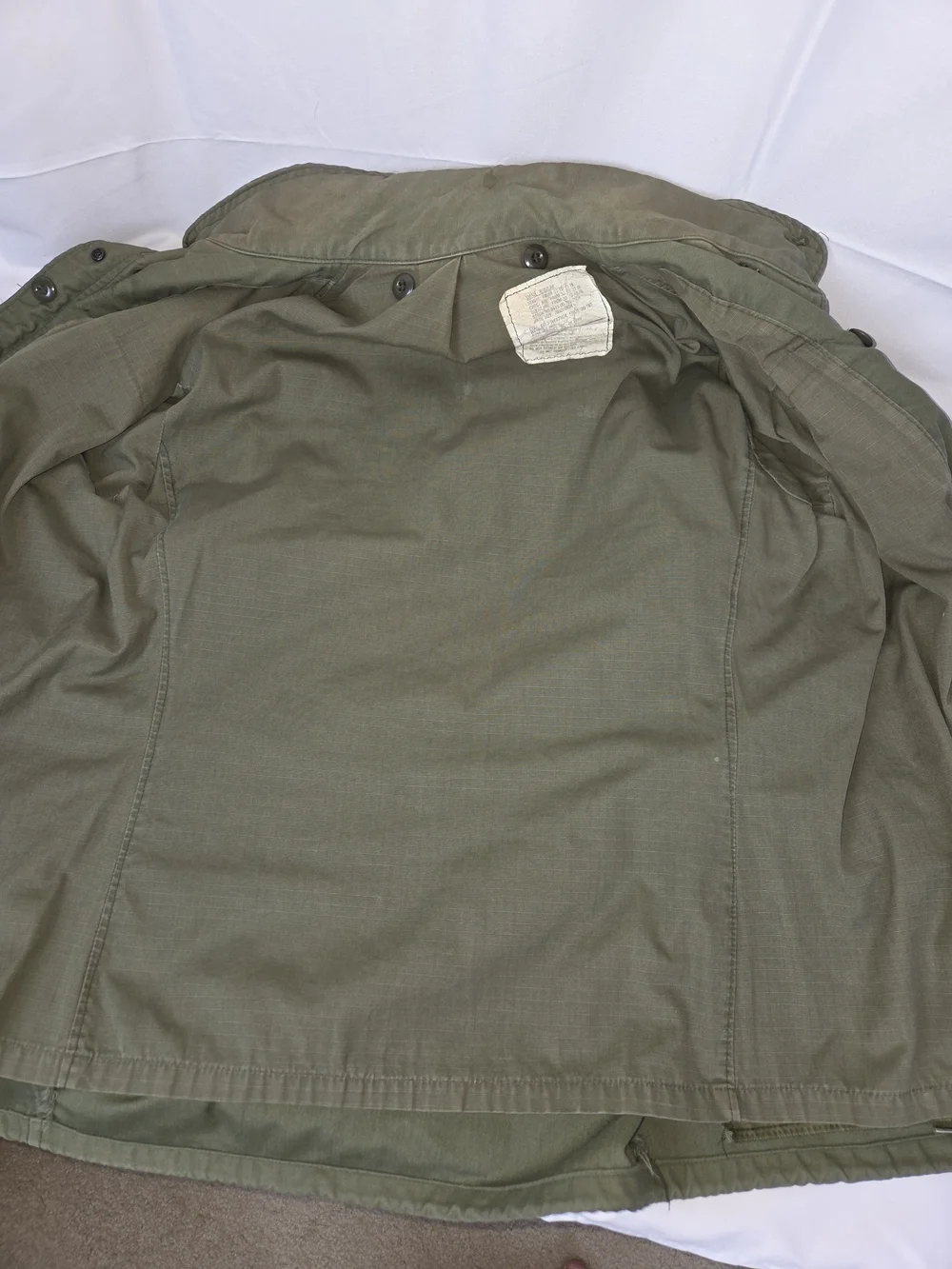 1982...U.S. Army Olive Green M-65 Field Jacket